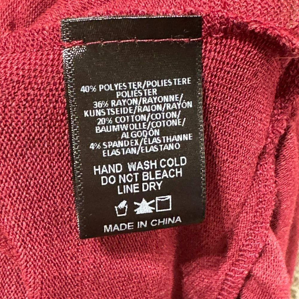 Anthropologie Sunday in Brooklyn Sweater Dress Women's Large Wine ruffle hem NWT - Picture 13 of 16